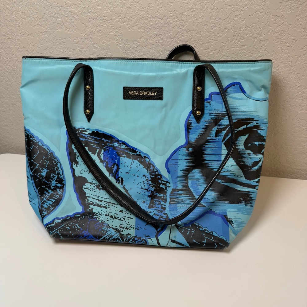Vera Bradley Tote Bag Purse Floral Print Travel Carry‎ On Lightweight